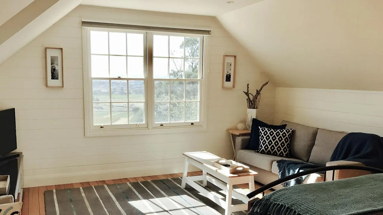 Loft Over the Vines vineyard view